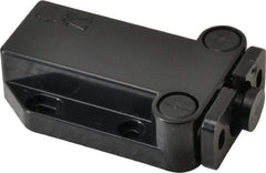 Sugatsune - 2-1/4" Long x 1-3/8" Wide x 5/8" High, Plastic Safe Push Latch - MC-37 Catch - Black Coated - Benchmark Tooling