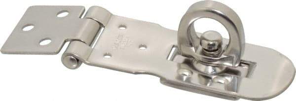 Sugatsune - 2-15/16" Long x 1-1/16" Wide, Durable Hasp - Stainless Steel - Benchmark Tooling