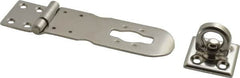 Sugatsune - 4-23/32" Long x 1-9/16" Wide, Durable Hasp - Stainless Steel - Benchmark Tooling