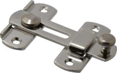 Sugatsune - 2-3/4" Long x 3-15/16" Wide x 3/8" High, Bar Latch - Stainless Steel, with Stainless Finish - Benchmark Tooling