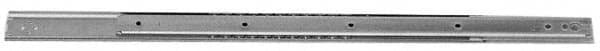 Sugatsune - 22" Slide Length, 16.72" Travel Length, Stainless Steel Ball Bearing Slide SSR-5 - 1/2" Wide, 2-3/4" High, 207 Lb Capacity at Full Extension, Satin Finish - Benchmark Tooling