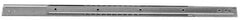 Sugatsune - 24" Slide Length, 17.72" Travel Length, Stainless Steel Ball Bearing Slide SSR-5 - 1/2" Wide, 2-3/4" High, 196 Lb Capacity at Full Extension, Satin Finish - Benchmark Tooling