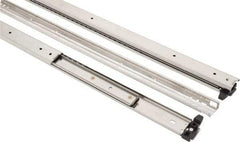 Sugatsune - 26" Slide Length, 27.08" Travel Length, Stainless Steel Ball Bearing Slide SSR-3 - 3/4" Wide, 2-1/8" High, 95 Lb Capacity at Full Extension, Satin Finish - Benchmark Tooling