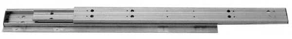 Sugatsune - 23.62" Slide Length, 25" Travel Length, Stainless Steel Ball Bearing Slide TSS3 - 1-1/16" Wide, 1-3/4" High, 176 Lb Capacity at Full Extension, Satin Finish - Benchmark Tooling