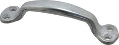 Made in USA - 8-5/16" Long x 1-3/64" Wide, Cast Steel Heavy Duty Door Pull - Unfinished - Benchmark Tooling