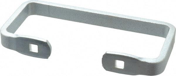 Made in USA - 7-23/32" Long, Grab Handle - Zinc Finish, Steel - Benchmark Tooling