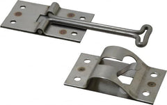 Made in USA - 5-1/2" Long Stainless Door Holder - 4" Stem Length - Benchmark Tooling