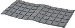 Made in USA - 1" Wide x 0.18" High, Self Adhesive Polyurethane Bumpers - Square - Benchmark Tooling
