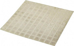 Made in USA - 0.4" Wide x 0.1" High, Self Adhesive Polyurethane Bumpers - Tapered Square - Benchmark Tooling