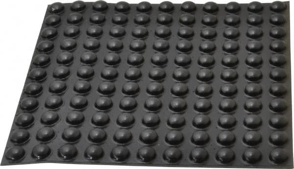 Made in USA - 0.44" Wide x 0.2" High, Self Adhesive Polyurethane Bumpers - Hemispherical - Benchmark Tooling