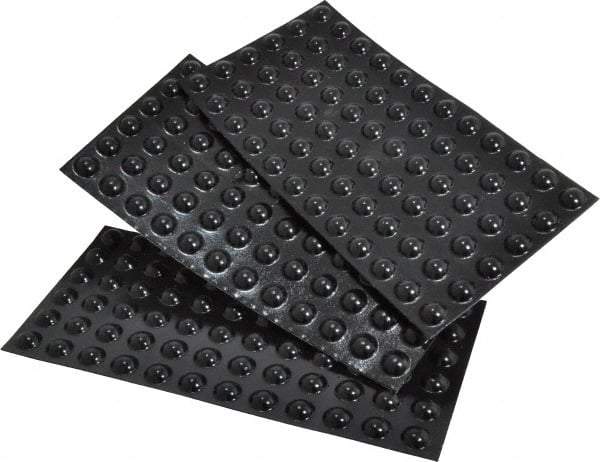 Made in USA - 3/8" Wide x 0.15" High, Self Adhesive Polyurethane Bumpers - Hemispherical - Benchmark Tooling