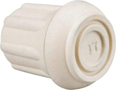 Made in USA - 5/8" ID, Rubber Crutch Tip - 1-5/16" Overall Height - Benchmark Tooling