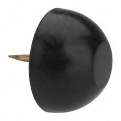 Made in USA - 15/16" High, Rubber Tack In Bumpers - Round Head, 3/4x7/16x1/2 Dimensions - Benchmark Tooling