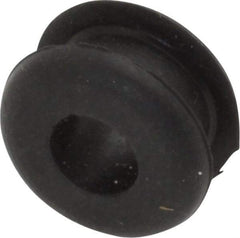 Made in USA - 7/16" OD, 1/4" Thick Grommet - Buna-N Rubber, 5/16" Slot Diam x 1/8" Slot Width - Benchmark Tooling