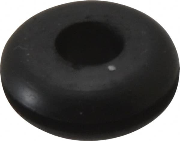 Made in USA - 13/16" OD, 5/16" Thick Grommet - Buna-N Rubber, 9/16" Slot Diam x 1/16" Slot Width - Benchmark Tooling