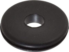 Made in USA - 1-1/4" OD, 1/4" Thick Grommet - Buna-N Rubber, 1" Slot Diam x 1/16" Slot Width - Benchmark Tooling