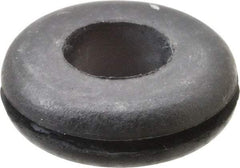Made in USA - 15/16" OD, 5/16" Thick Grommet - Buna-N Rubber, 11/16" Slot Diam x 1/16" Slot Width - Benchmark Tooling