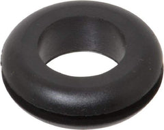 Made in USA - 1-3/8" OD, 7/16" Thick Grommet - Buna-N Rubber, 1-1/16" Slot Diam x 1/8" Slot Width - Benchmark Tooling