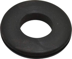 Made in USA - 1-5/8" OD, 1/4" Thick Grommet - Buna-N Rubber, 1-1/4" Slot Diam x 1/16" Slot Width - Benchmark Tooling
