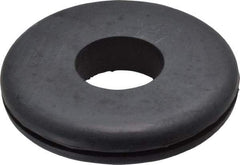 Made in USA - 2" OD, 3/8" Thick Grommet - Buna-N Rubber, 1-5/8" Slot Diam x 1/16" Slot Width - Benchmark Tooling