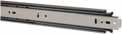 Knape & Vogt - 28" Slide Length, Chrome Box or Vertical File Drawer Slide - 18" Wide, Chrome Finish - Benchmark Tooling