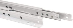 Knape & Vogt - 650mm Slide Length, 487mm Travel Length, Steel Epoxy-Coated Drawer Slide - White Epoxy Finish - Benchmark Tooling