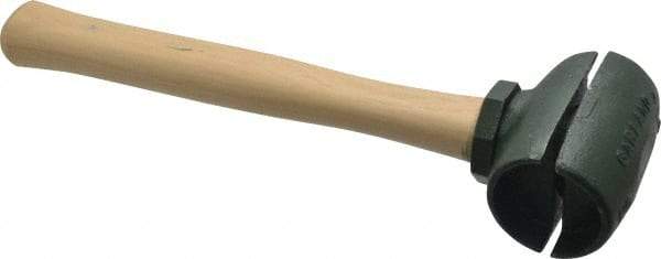 Garland - 2-1/2 Lb Head 1-3/4" Face Malleable Iron Split Head Hammer without Faces - Wood Handle - Benchmark Tooling