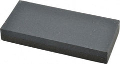 Norton - 4" Long x 1-3/4" Wide x 5/8" Thick, Silicon Carbide Sharpening Stone - Rectangle, Coarse, Fine Grade - Benchmark Tooling