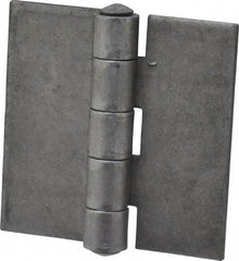 Stanley - 2-1/2" Long x 2-1/2" Wide, Extra Heavy Full Surface Hinge - Steel, Plain Finish - Benchmark Tooling