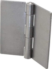 Stanley - 4-1/2" Long x 4-1/2" Wide, Extra Heavy Full Surface Hinge - Steel, Plain Finish - Benchmark Tooling