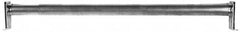 Stanley - 72" Max Width Adjustable Round Closet Rod - Zinc Plated Finish - Benchmark Tooling