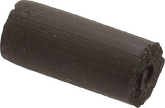 Cratex - 1/4" Max Diam x 1/2" Long, Cylinder, Rubberized Point - Medium Grade, Silicon Carbide, 1/16" Arbor Hole, Unmounted - Benchmark Tooling