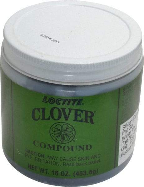 Loctite - 1 Lb Water Soluble Compound - Compound Grade Very Fine, 220 Grit, Black & Gray, Use on General Purpose - Benchmark Tooling