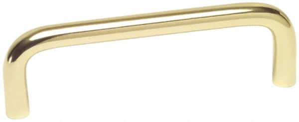 Value Collection - Pulls - Bright Brass Finish, Brass, 4" Center to Center - Benchmark Tooling