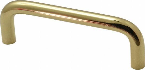 Value Collection - Pulls - Bright Brass Finish, Brass, 3" Center to Center - Benchmark Tooling