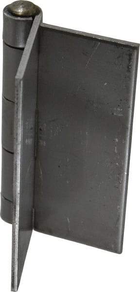 Made in USA - 4" Wide x 1/8" Thick, Blank Butt Hinge - Stainless Steel, Polished Finish - Benchmark Tooling