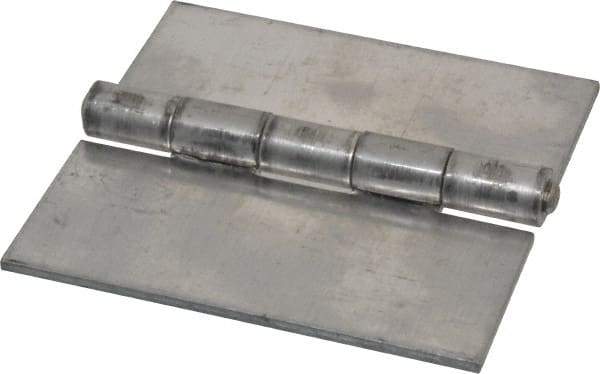 Made in USA - 4" Wide x 1/8" Thick, Blank Butt Hinge - Aluminum, Plain Finish - Benchmark Tooling