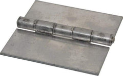 Made in USA - 4" Wide x 1/8" Thick, Blank Butt Hinge - Aluminum, Plain Finish - Benchmark Tooling