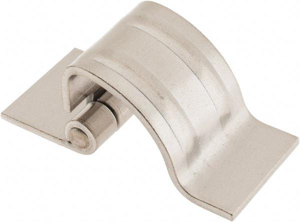 Made in USA - 1-1/4" Wide x 0.09" Thick, Concealed Hinge - Stainless Steel, Plain Finish - Benchmark Tooling