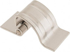 Made in USA - 1-1/4" Wide x 0.09" Thick, Concealed Hinge - Stainless Steel, Plain Finish - Benchmark Tooling
