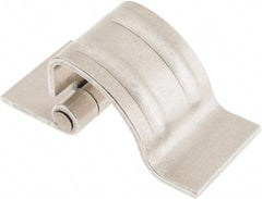 Made in USA - 1-1/4" Wide x 0.09" Thick, Concealed Hinge - Aluminum, Plain Finish - Benchmark Tooling
