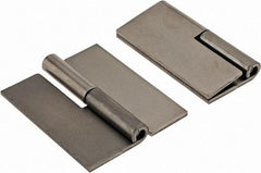 Made in USA - 1.68" Wide x 0.075" Thick, Slip Joint Hinge - Steel, Plain Finish - Benchmark Tooling