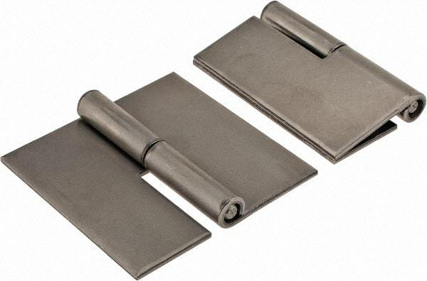 Made in USA - 3" Wide x 0.09" Thick, Slip Joint Hinge - Steel, Plain Finish - Benchmark Tooling