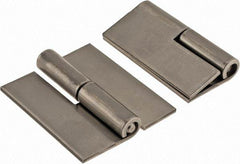Made in USA - 1.68" Wide x 0.075" Thick, Slip Joint Hinge - Stainless Steel, Plain Finish - Benchmark Tooling