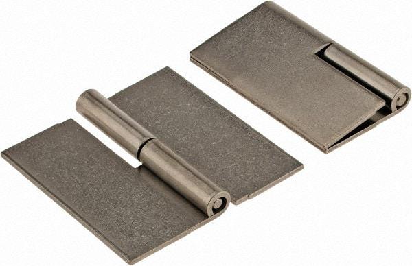 Made in USA - 2-1/2" Wide x 0.075" Thick, Slip Joint Hinge - Stainless Steel, Plain Finish - Benchmark Tooling