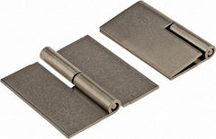 Made in USA - 2-1/2" Wide x 0.075" Thick, Slip Joint Hinge - Stainless Steel, Plain Finish - Benchmark Tooling