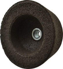 Norton - 5" Diam, 2" Overall Thickness, 16 Grit, Type 11 Tool & Cutter Grinding Wheel - Very Coarse Grade, Zirconia Alumina, Q Hardness, 7,260 RPM - Benchmark Tooling
