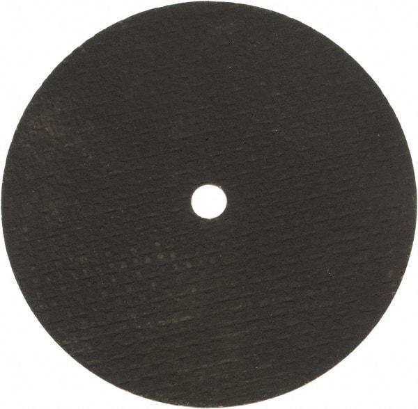 Norton - 6" 36 Grit Aluminum Oxide Cutoff Wheel - 1/16" Thick, 1/2" Arbor, 10,190 Max RPM, Use with Stationary Grinders - Benchmark Tooling