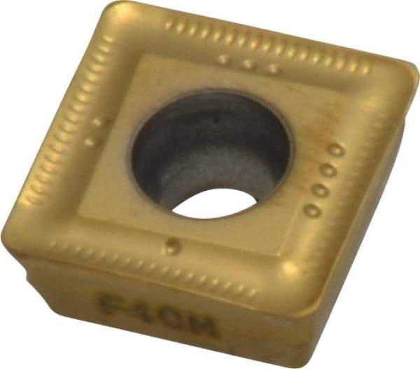 Seco - SONX120508 ME08 Grade F40M Carbide Milling Insert - TiAlN/TiN Finish, 0.203" Thick, 1/2" Inscribed Circle, 0.031" Corner Radius - Benchmark Tooling