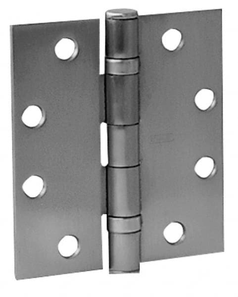 Stanley - 4-1/2" Long x 4-1/2" Wide Steel Full Mortise Commercial Hinge - Benchmark Tooling